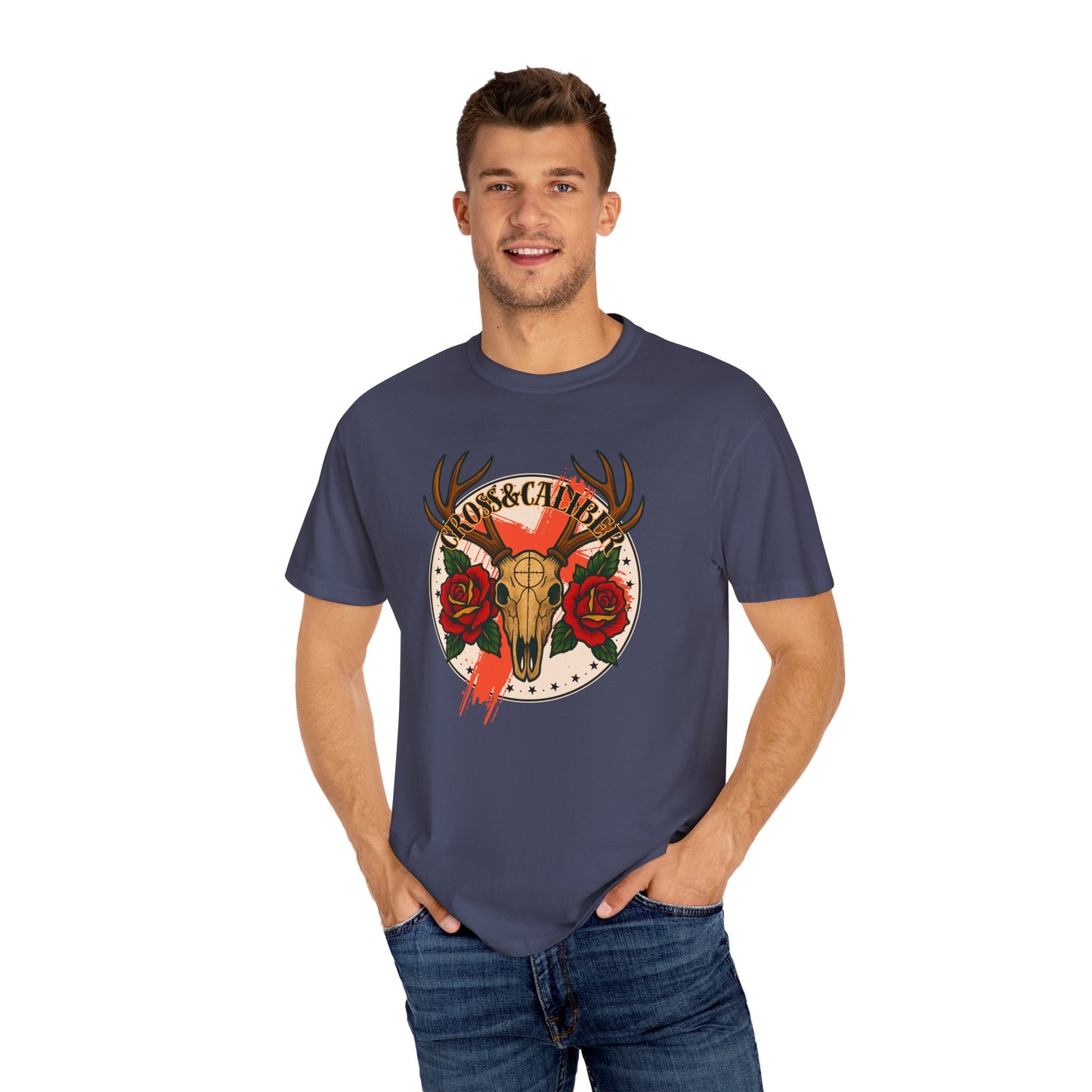 Rustic Graphic T-Shirt, Vintage Style Tee, Men's Women's, Nature Lover Gift, Halloween Apparel, Music Festival Gear, Boho Chic Fashion