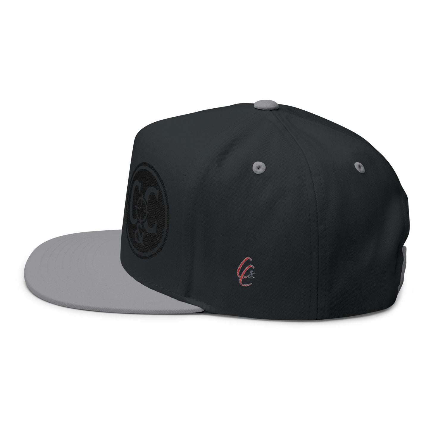 Stylish Embroidered Flat Bill Cap - Perfect for Casual Outings and Special Occasions