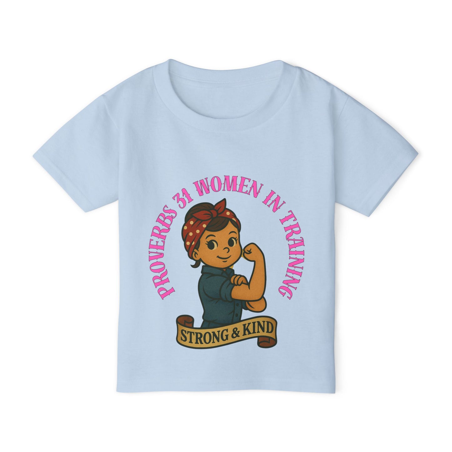 Proverbs 31 Strong & Kind Toddler T-Shirt - Inspirational Kids Tee