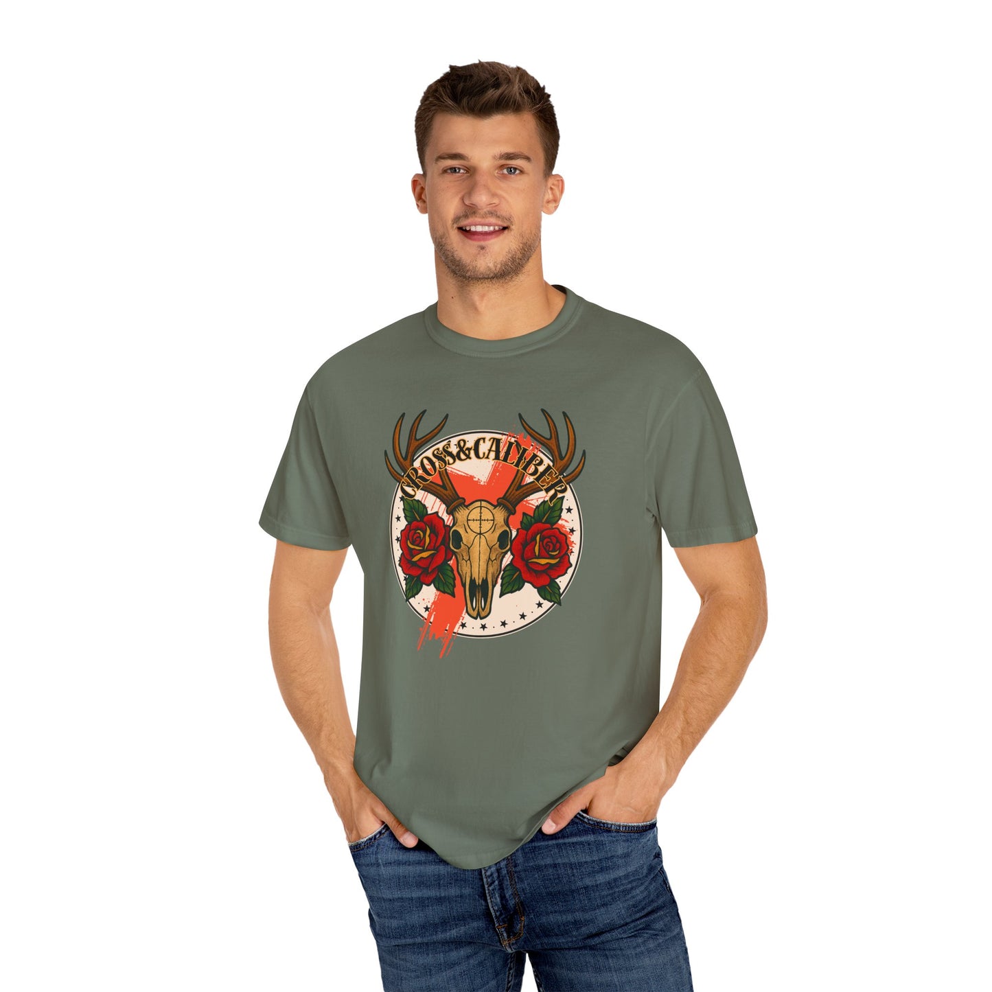 Rustic Graphic T-Shirt, Vintage Style Tee, Men's Women's, Nature Lover Gift, Halloween Apparel, Music Festival Gear, Boho Chic Fashion