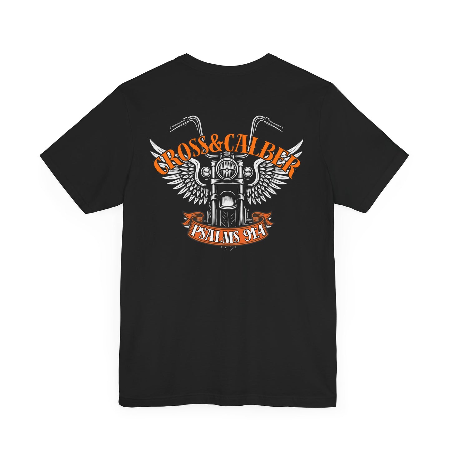 Inspirational Psalms 91:4 Unisex Jersey Tee