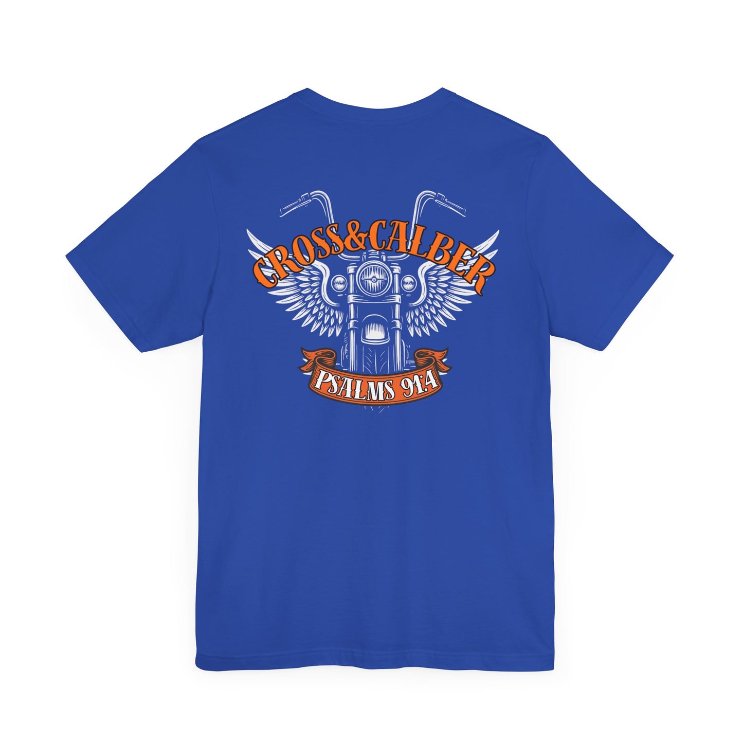 Inspirational Psalms 91:4 Unisex Jersey Tee