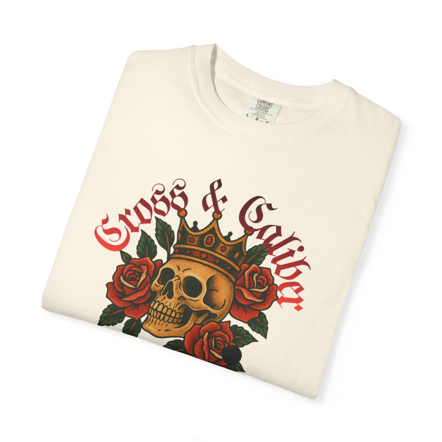 Skull & Roses T-Shirt | Edgy Graphic Tee for Concerts, Festivals, Everyday Wear, Gifts for Him/Her, Halloween Apparel
