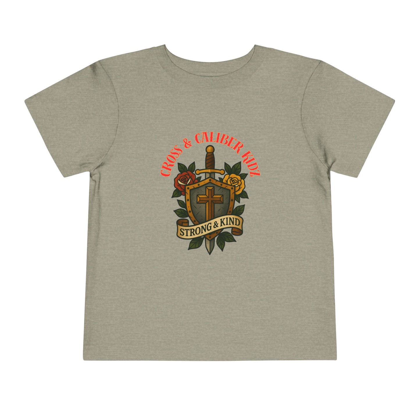Cross & Caliber Kidz Toddler Tee - Strong & Kind Design