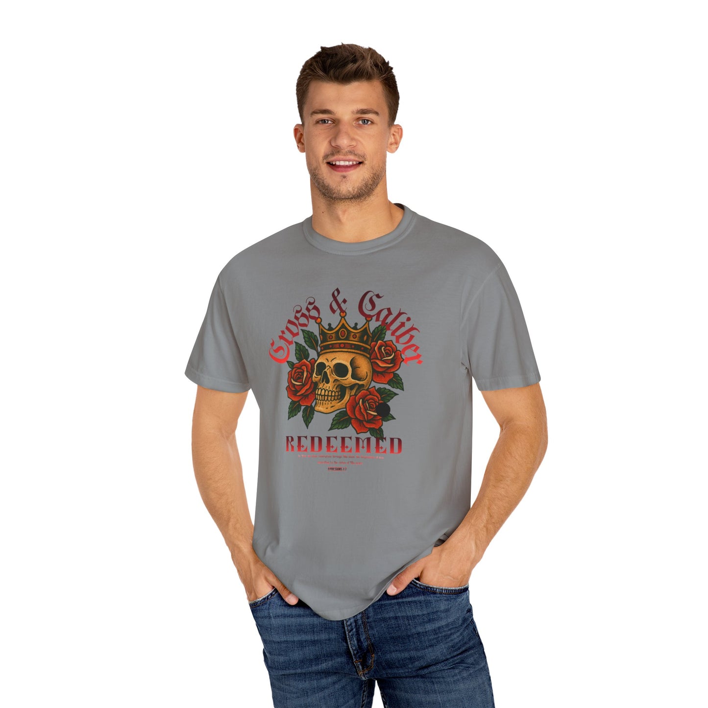 Skull & Roses T-Shirt | Edgy Graphic Tee for Concerts, Festivals, Everyday Wear, Gifts for Him/Her, Halloween Apparel