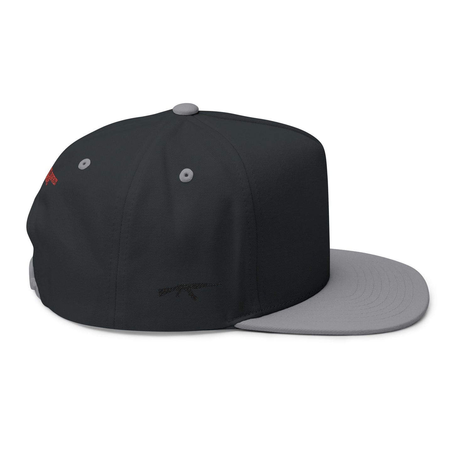 Embroidered Flat Bill Cap - Cross & Caliber Design