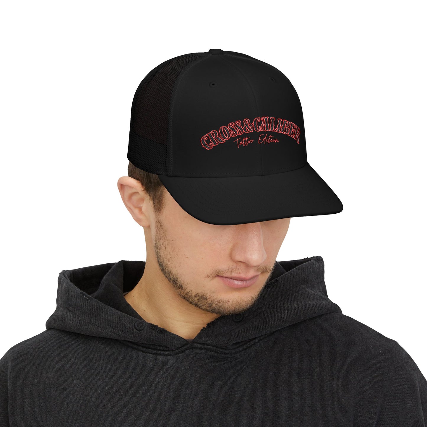 Embroidered Snapback Trucker Cap - Cool Casual Style for Outdoors