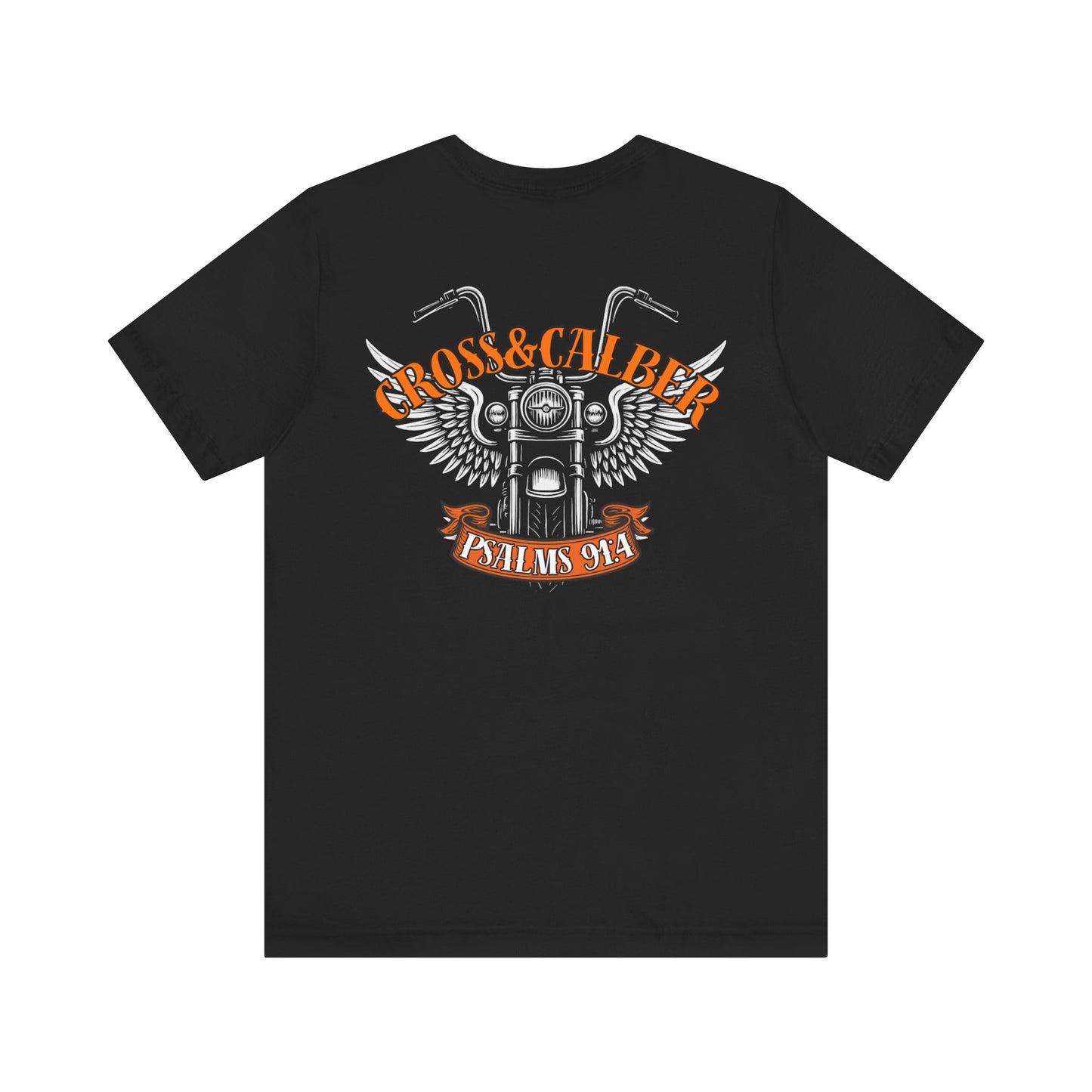 Inspirational Psalms 91:4 Unisex Jersey Tee