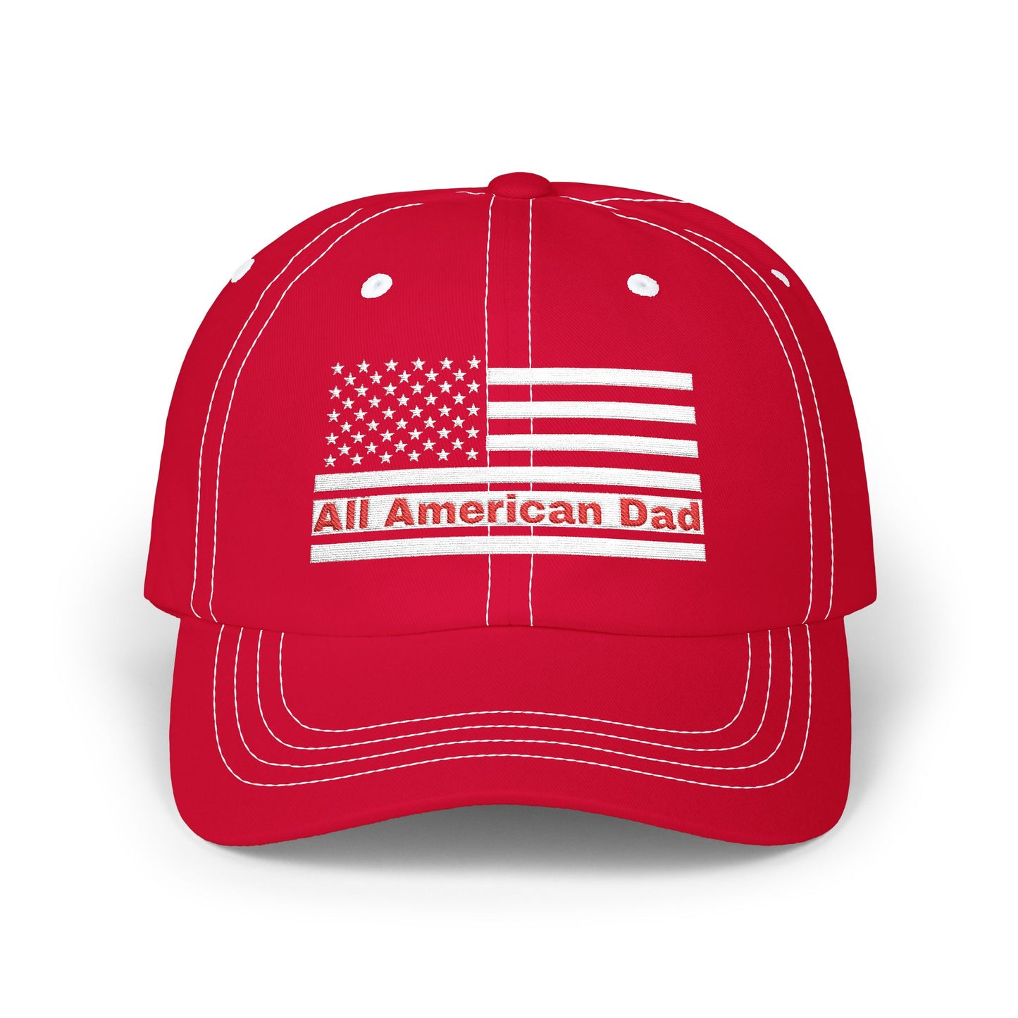All American Dad Cap, Classic Dad Hat, Father’s Day Gift, Patriotic Cap, Everyday Wear, Casual Dad Style