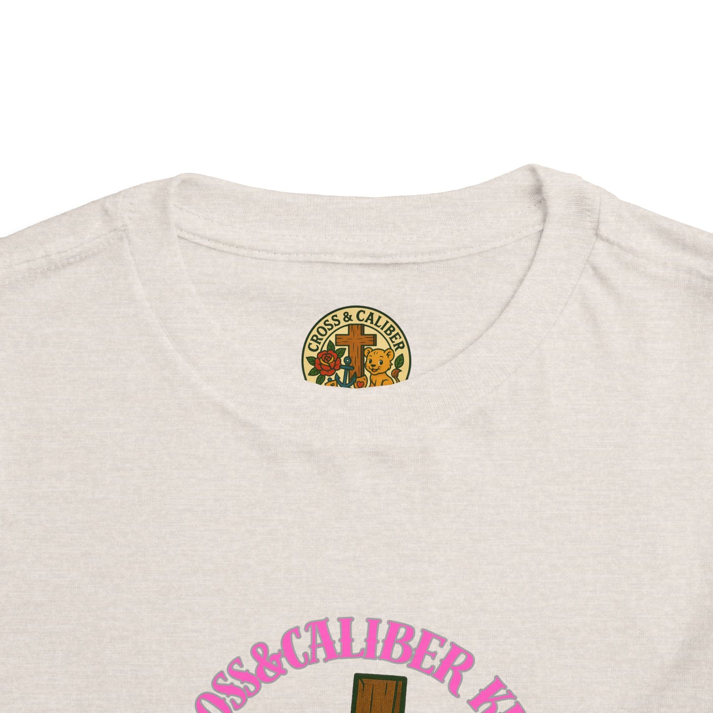 Toddler Short Sleeve Tee - Bold as a Lioness Design