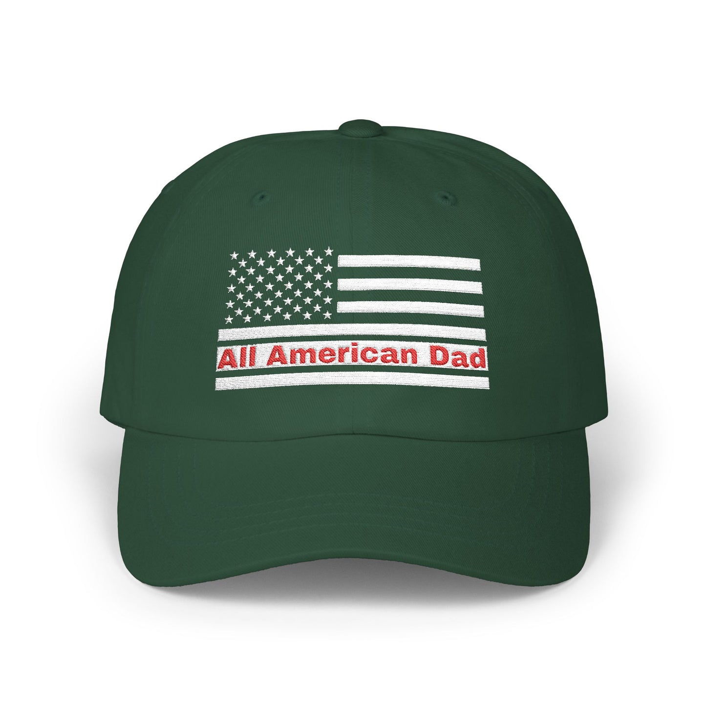 All American Dad Cap, Classic Dad Hat, Father’s Day Gift, Patriotic Cap, Everyday Wear, Casual Dad Style