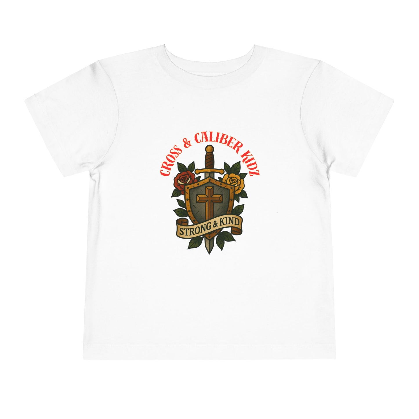 Cross & Caliber Kidz Toddler Tee - Strong & Kind Design
