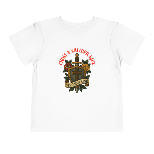 Cross & Caliber Kidz Toddler Tee - Strong & Kind Design