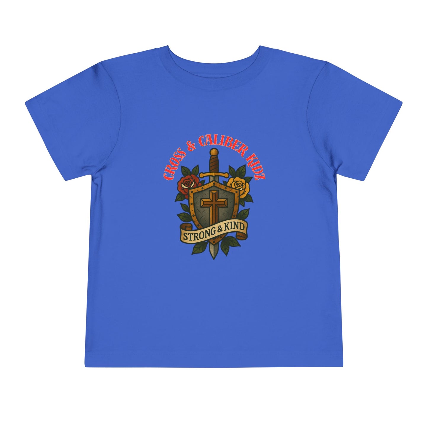 Cross & Caliber Kidz Toddler Tee - Strong & Kind Design