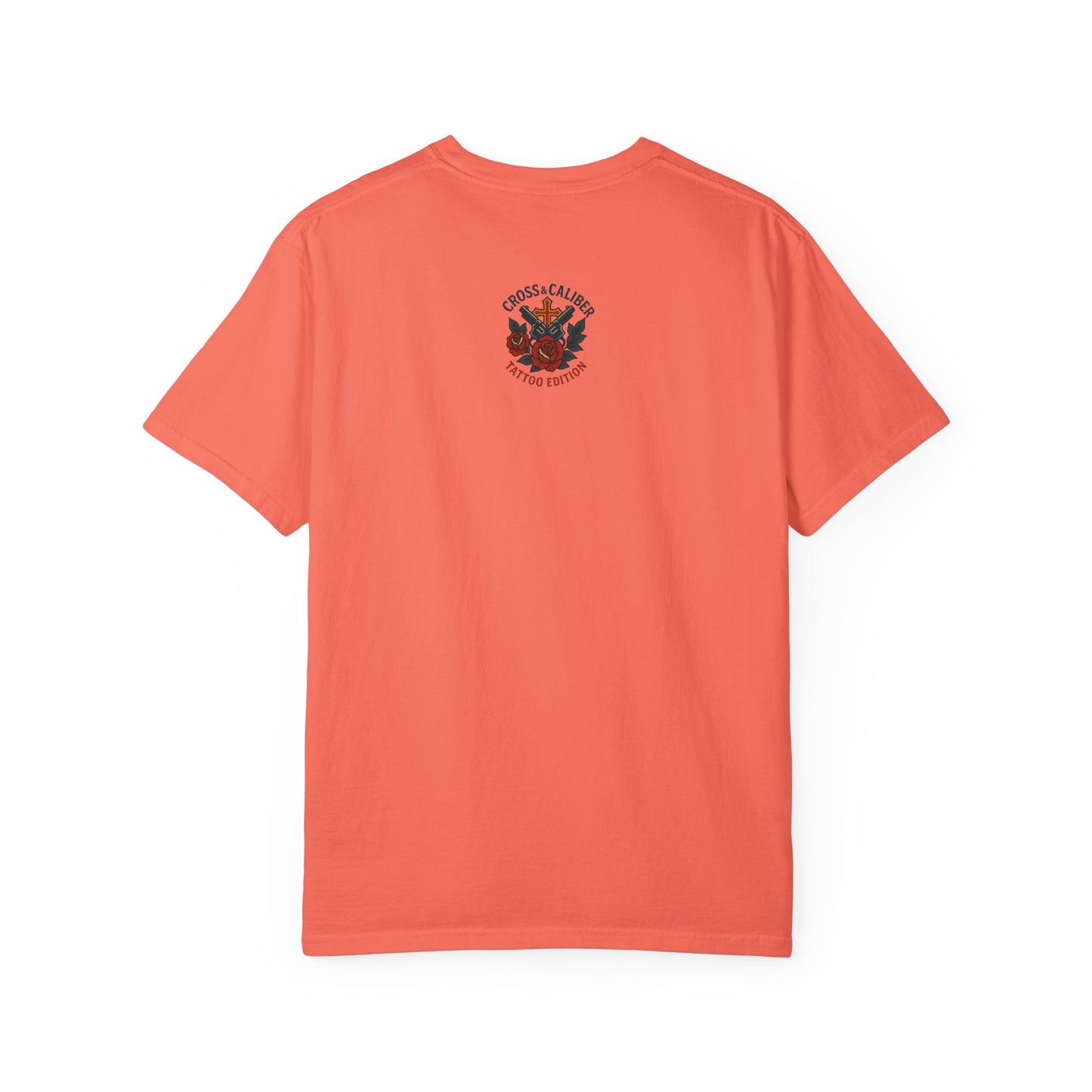 Faith Over Fear Unisex Garment-Dyed T-Shirt - Edgy Heart Design