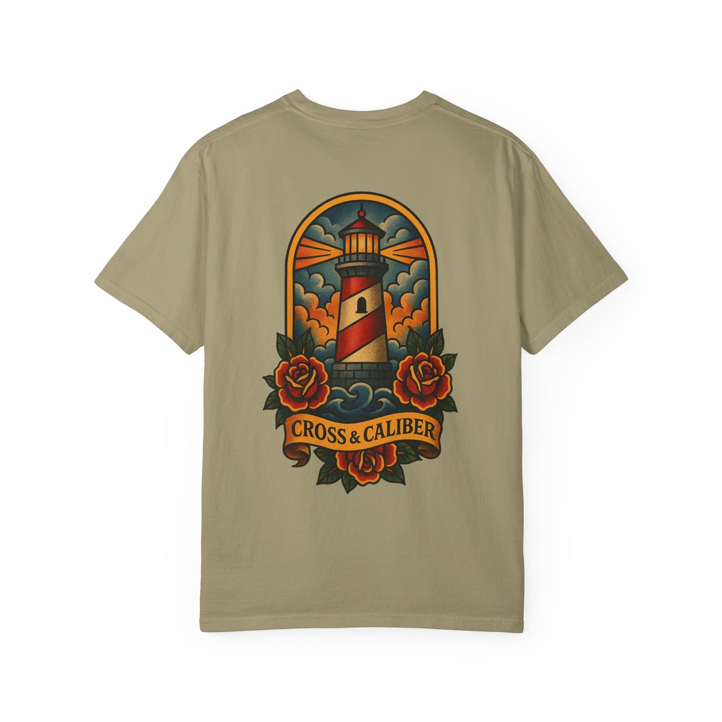 Vintage Lighthouse Unisex T-Shirt - Cross & Caliber Edition