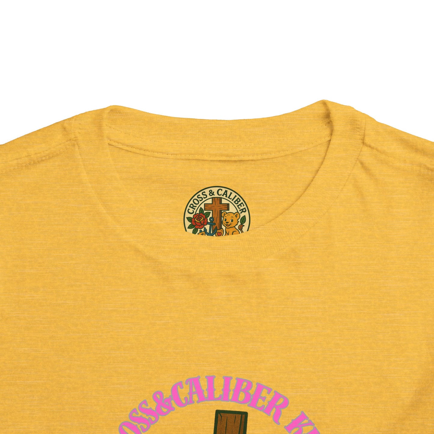Toddler Short Sleeve Tee - Bold as a Lioness Design