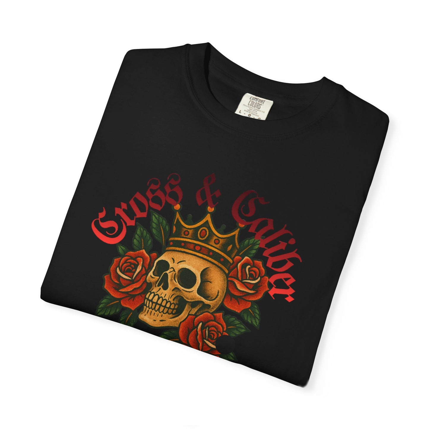 Skull & Roses T-Shirt | Edgy Graphic Tee for Concerts, Festivals, Everyday Wear, Gifts for Him/Her, Halloween Apparel