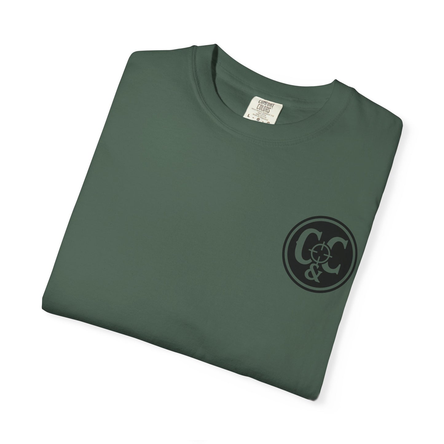Patriotic Unisex Garment-Dyed T-Shirt: Built to Defend, Called to Serve