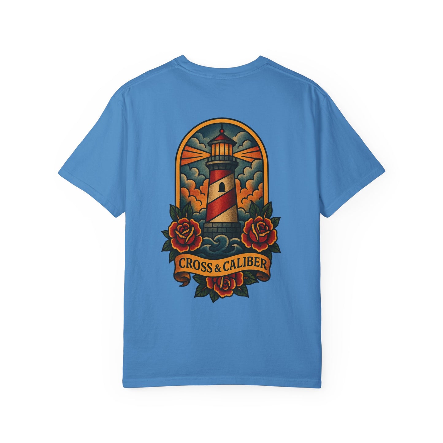 Vintage Lighthouse Unisex T-Shirt - Cross & Caliber Edition