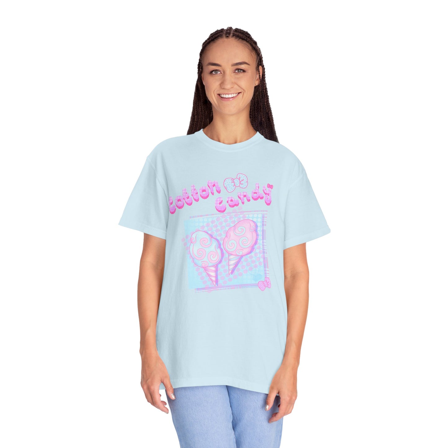 Cotton Candy Dream T-Shirt - Pastel Aesthetic Tee Perfect for Summer Festivals, Birthdays, Casual Wear, Gifts, and Fun Days