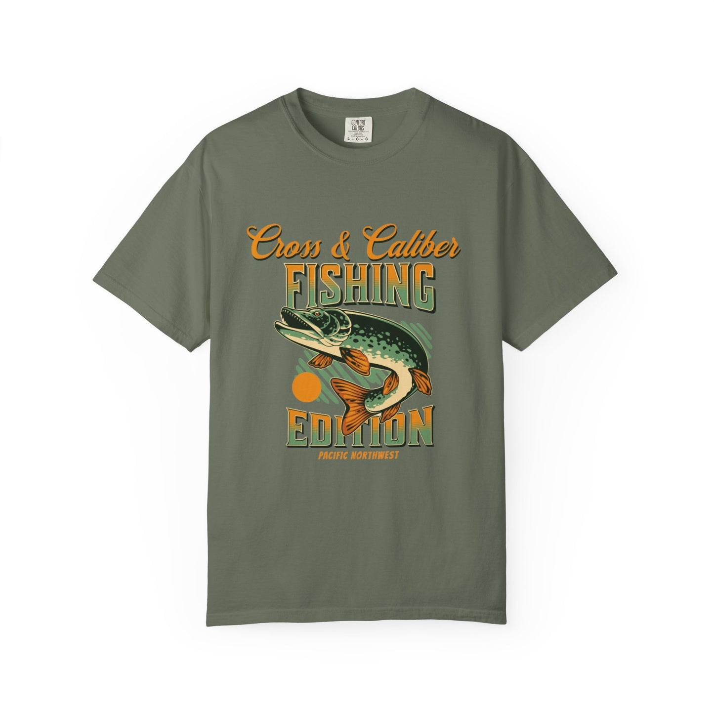 Fishing Edition Garment-Dyed T-shirt, Casual Fishing Tee, Outdoor Shirt, Gift for Fisherman, Summer Adventure Apparel