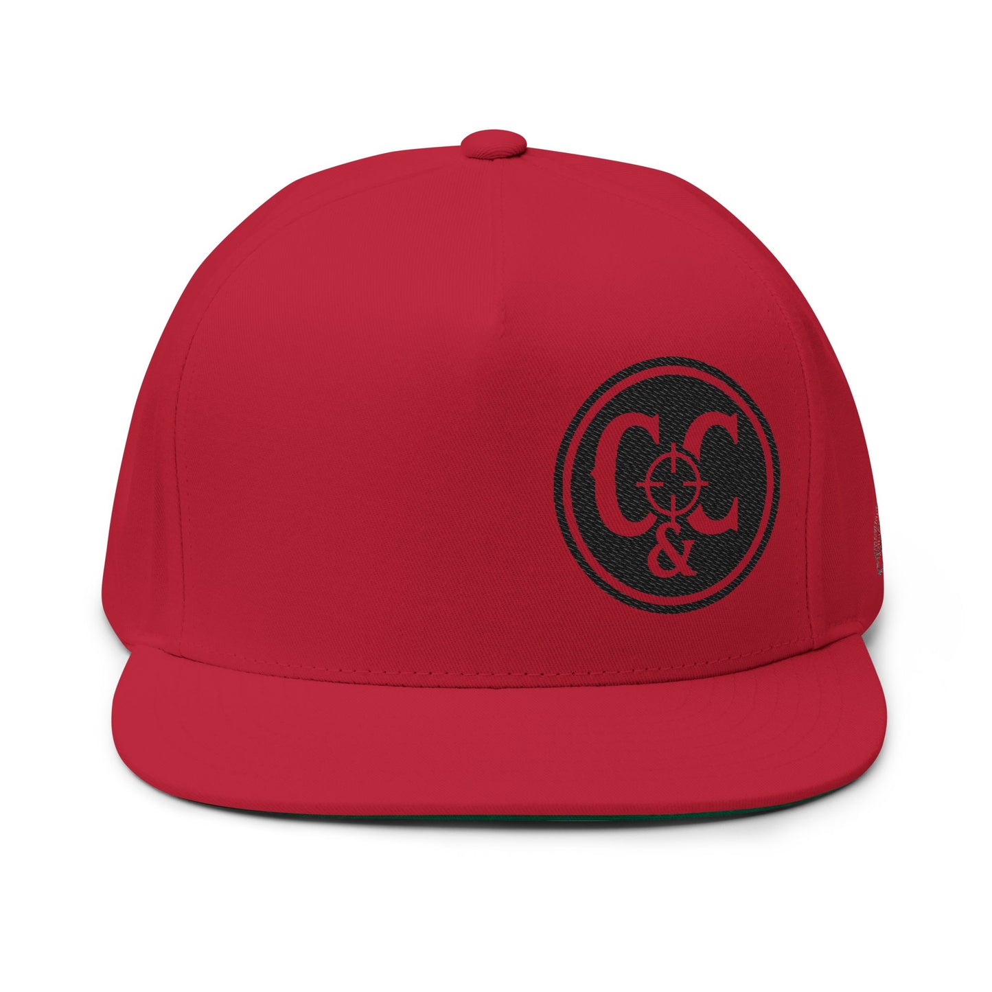 Stylish Embroidered Flat Bill Cap - Perfect for Casual Outings and Special Occasions