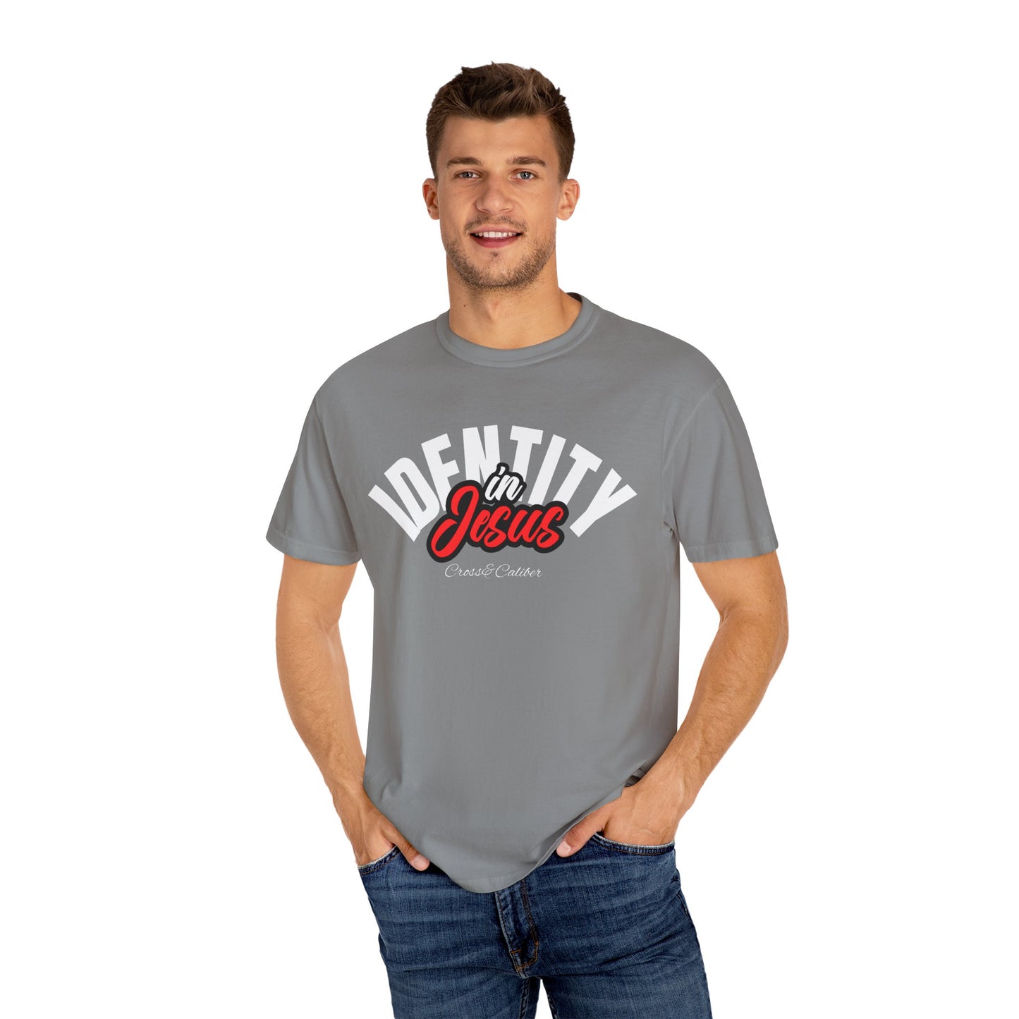Copy of Unisex Garment-Dyed T-Shirt with 'in Jesus' Design, Faith Apparel, Inspirational Tee, Christian Gift, Casual Wear, Everyday Comfort