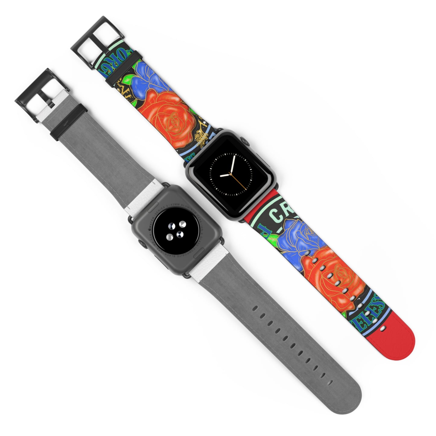 Colorful Floral Watch Band - Stylish Accessory for Everyday Wear