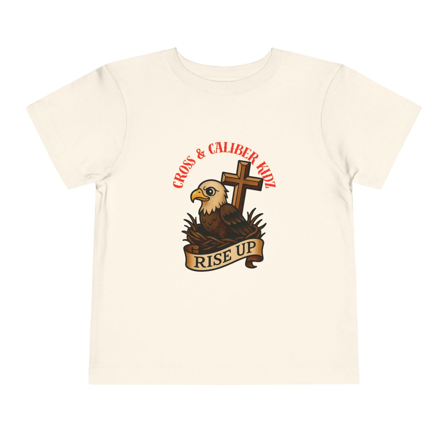 Kids' Eagle 'Rise Up' Short Sleeve Tee - Inspirational Toddler Shirt