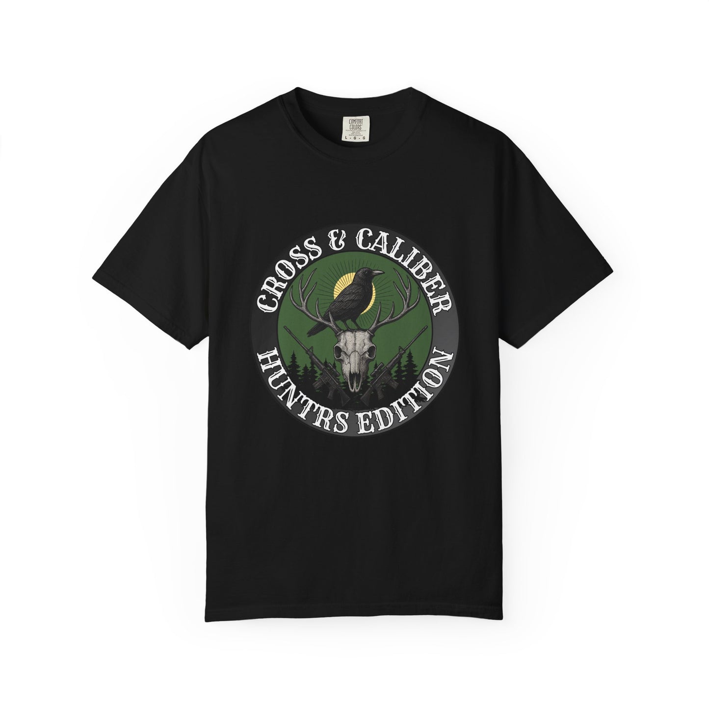 Hunting Themed Unisex T-Shirt | Cross & Caliber | Gift for Hunters | Outdoor Wear | Nature Lover Tee, Casual Style, Hunting Apparel