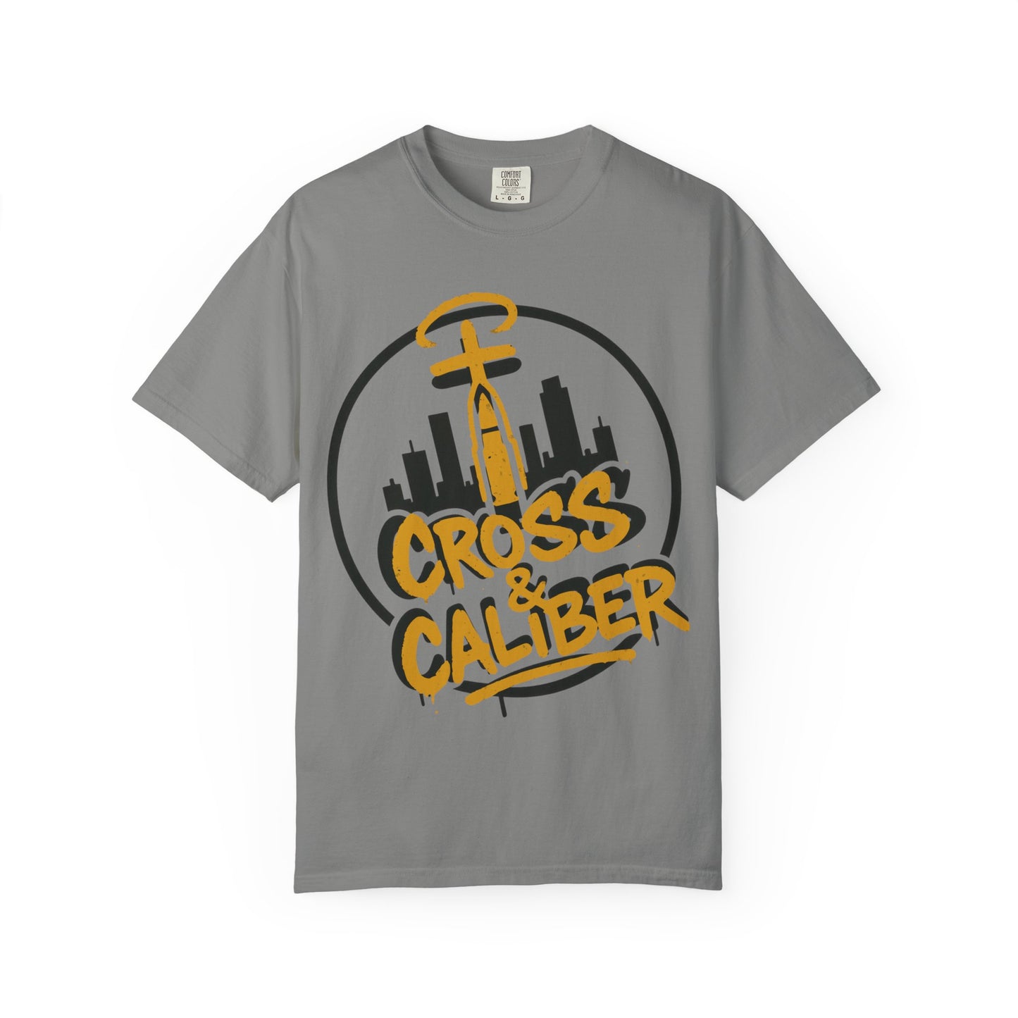 Urban Graphic T-Shirt - Cross & Caliber Streetwear Style, Casual Wear, Cool Gift for Men and Women, Trendy Fashion Tee, Unisex Apparel