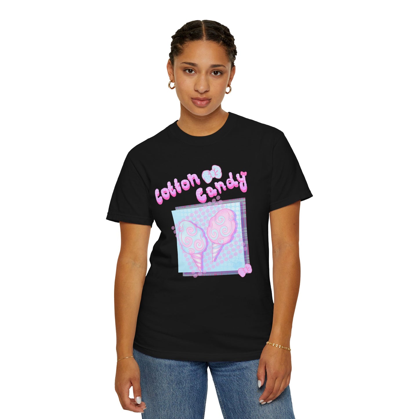 Cotton Candy Dream T-Shirt - Pastel Aesthetic Tee Perfect for Summer Festivals, Birthdays, Casual Wear, Gifts, and Fun Days