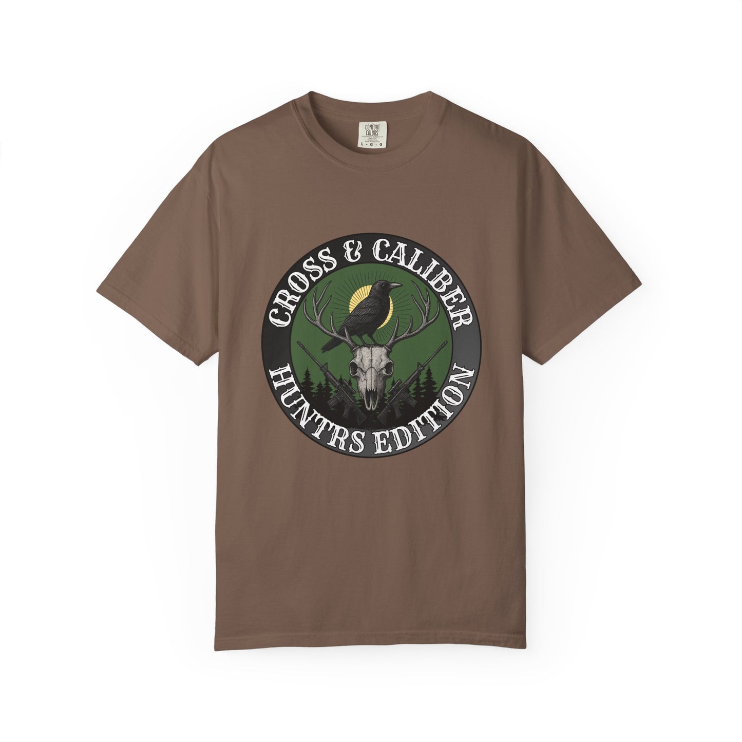 Hunting Themed Unisex T-Shirt | Cross & Caliber | Gift for Hunters | Outdoor Wear | Nature Lover Tee, Casual Style, Hunting Apparel