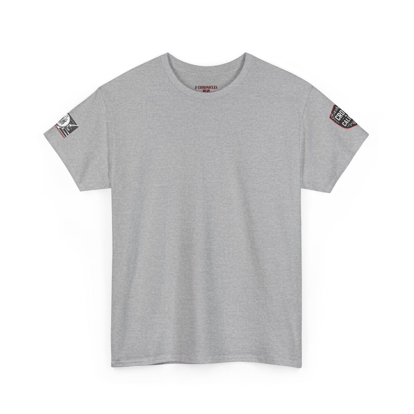 Bold Graphic Unisex Tee with Cross & Caliber Design, Casual Streetwear, Gift for Him or Her, Vintage Inspired T-Shirt,