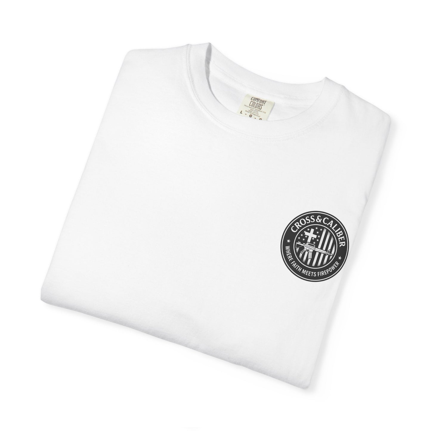 Faith-Focused Unisex Garment-Dyed T-shirt - Cross & Caliber Design