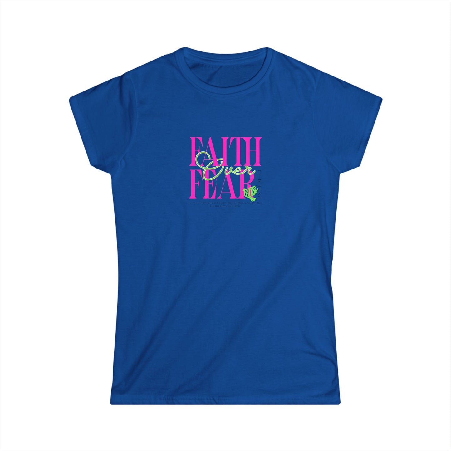 Faith Over Fear Women's Tee, Inspirational Shirt, Gift for Her, Motivational Apparel, Community Love T-Shirt