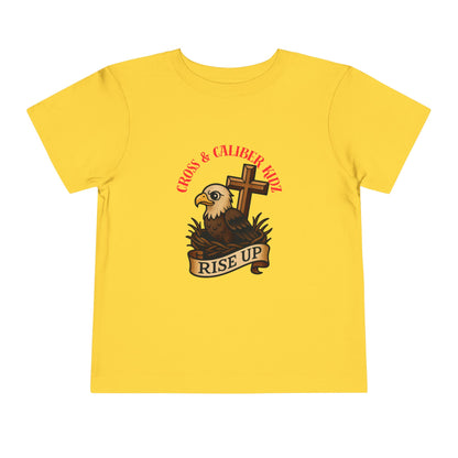Kids' Eagle 'Rise Up' Short Sleeve Tee - Inspirational Toddler Shirt