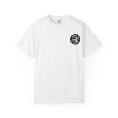Faith-Focused Unisex Garment-Dyed T-shirt - Cross & Caliber Design