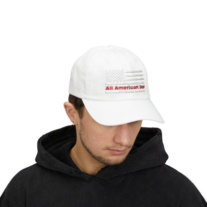 All American Dad Cap, Classic Dad Hat, Father’s Day Gift, Patriotic Cap, Everyday Wear, Casual Dad Style