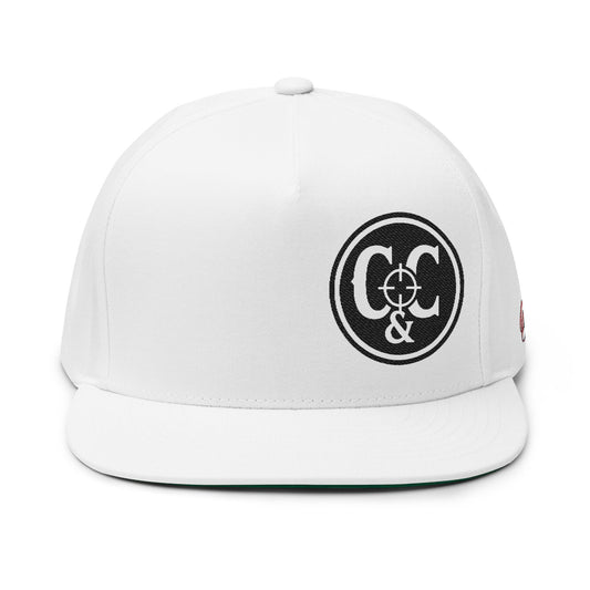 Stylish Embroidered Flat Bill Cap - Perfect for Casual Outings and Special Occasions