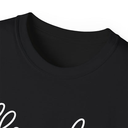 Blessed Floral Tee – "Blessed" Psalm 1:1 Scripture Shirt