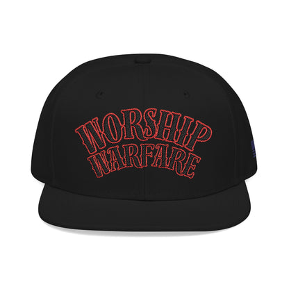 Worship Warfare Snapback Cap - Embroidered Hat for Faith & Style
