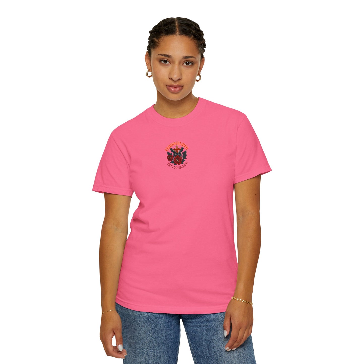 God, Guns & Glory Unisex Garment-Dyed T-Shirt – Vintage Patriotic Style