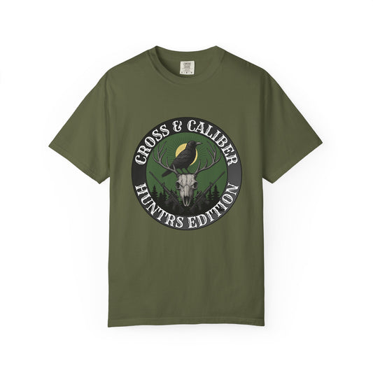 Hunting Themed Unisex T-Shirt | Cross & Caliber | Gift for Hunters | Outdoor Wear | Nature Lover Tee, Casual Style, Hunting Apparel