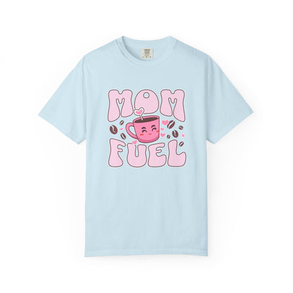 Mom Fuel Coffee T-Shirt, Funny Mom T-Shirt, Gift for Mothers, Moms Day Apparel, Mother's Day Gift, Cute Coffee Shirt