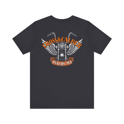 Inspirational Psalms 91:4 Unisex Jersey Tee