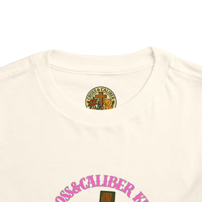 Toddler Short Sleeve Tee - Bold as a Lioness Design