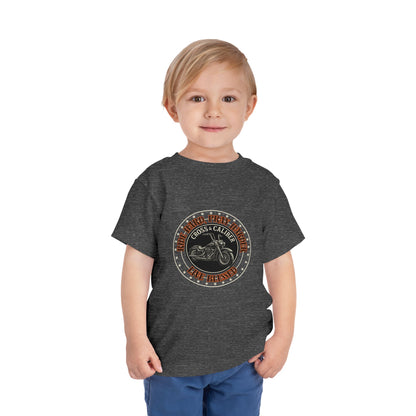 Cool Toddler Biker Tee | Short Sleeve Kids Shirt | Motorcycle Enthusiast Gift | Baby Shower Outfit | Unique Toddler Apparel
