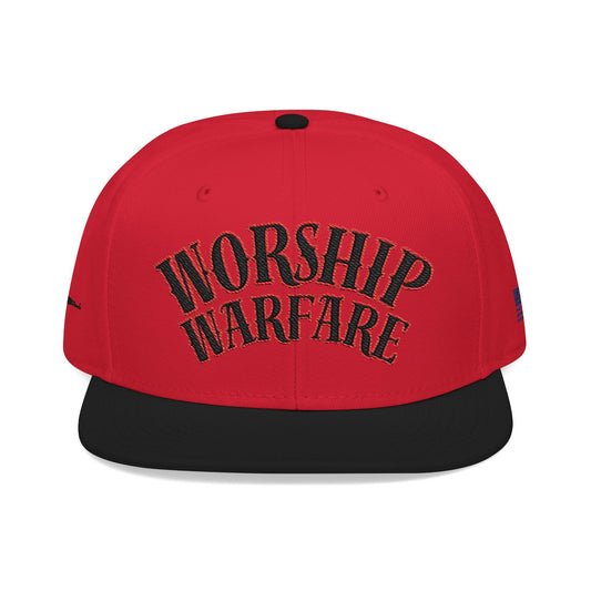 Worship Warfare Snapback Cap - Embroidered Hat for Faith & Style